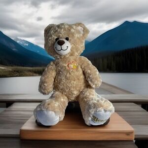 Build A Bear Cream Colored Bearing Hope Foundation Teddy Bear Plush Stuffed